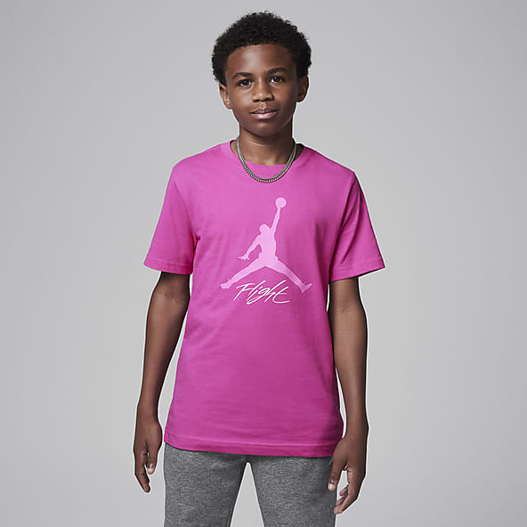 Boys Pink Clothing Short Sleeve Shirts. Nike UK